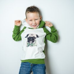 Chandail à capuchon pour enfant - Pug